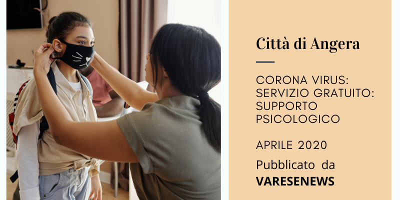 Città di Angera: Coronavirus: servizio gratuito di supporto psicologico